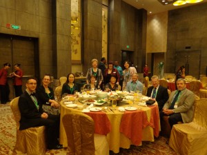 2014 Australian delegation at welcome dinner 